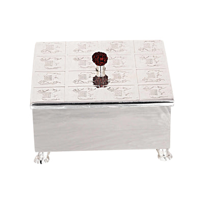 Episode Silver Silver Plated Box Cow With Feet