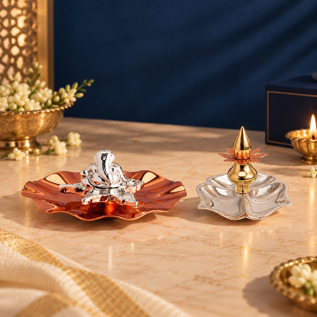 Tara Ganesha and Kalash Diya Diwali Gift Set