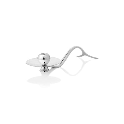 Silver Plated Candle Stand Fish Tail