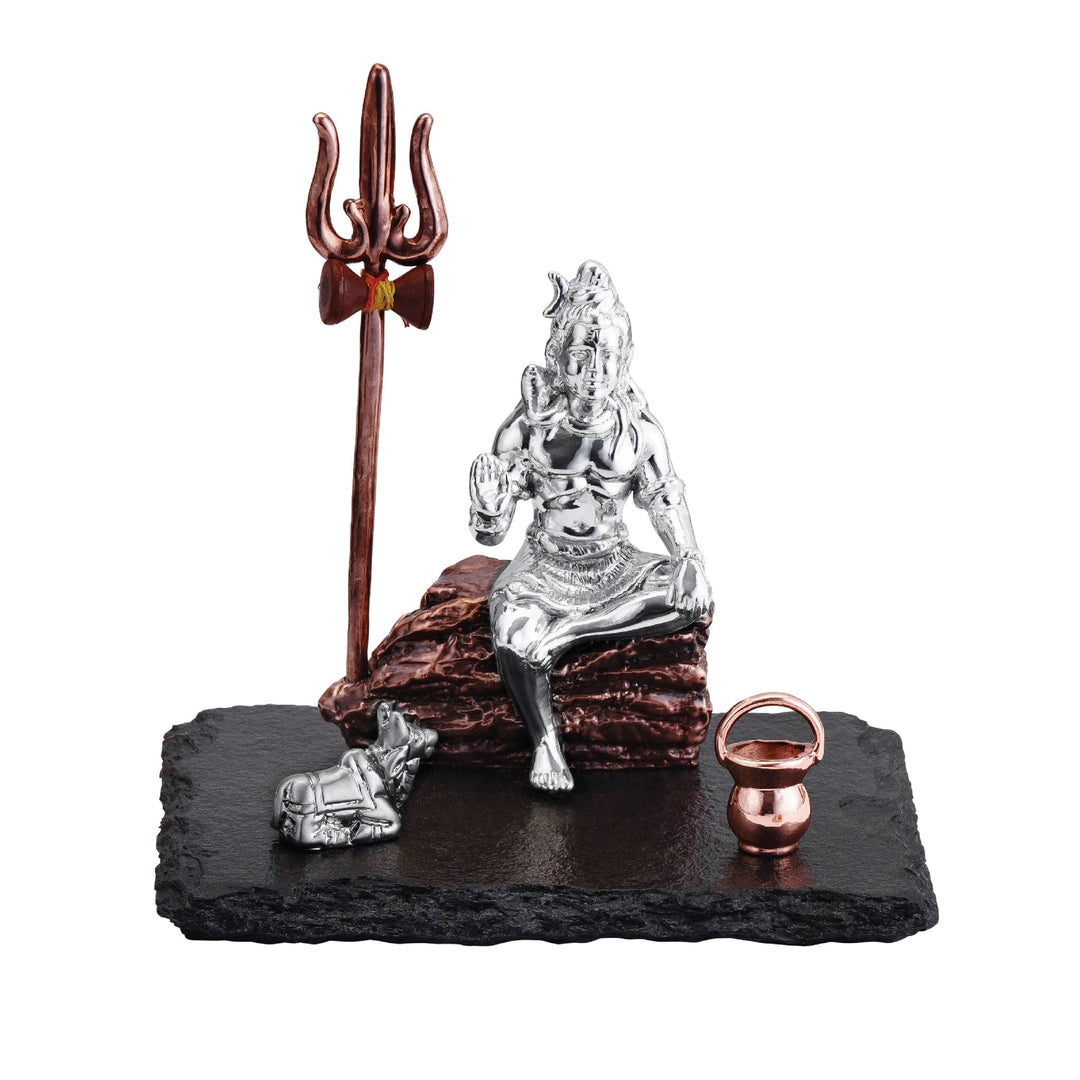 Silver Shiva Idols