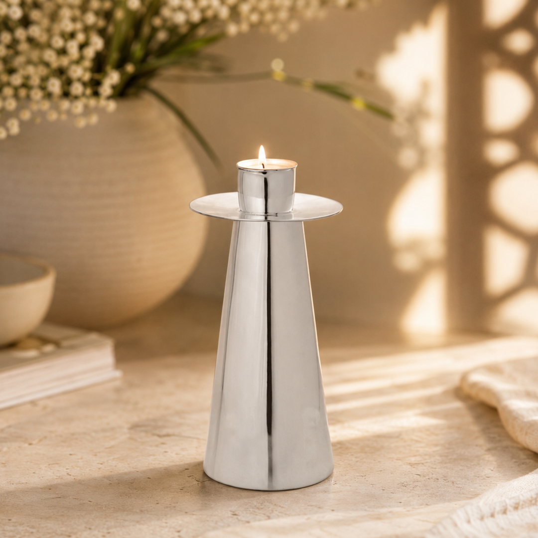 Candle Stand Angel Plain