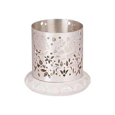 Episode Silver Silver Plated Small Flower Votive