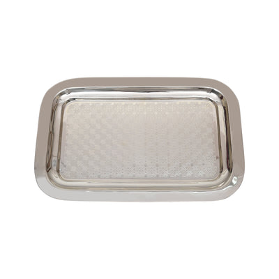 Episode Silver Silver Plated Silver Plated Tray Rectangle