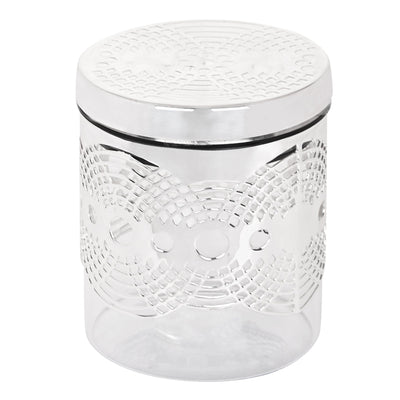 Episode Silver Silver Plated Jar Round Illusion