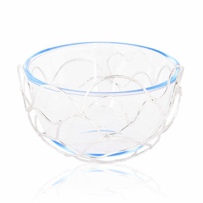Episode Silver Silver Plated Small Bowl Round Wire