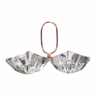 Episode Silver Silver Plated Twin Nut Dish Square