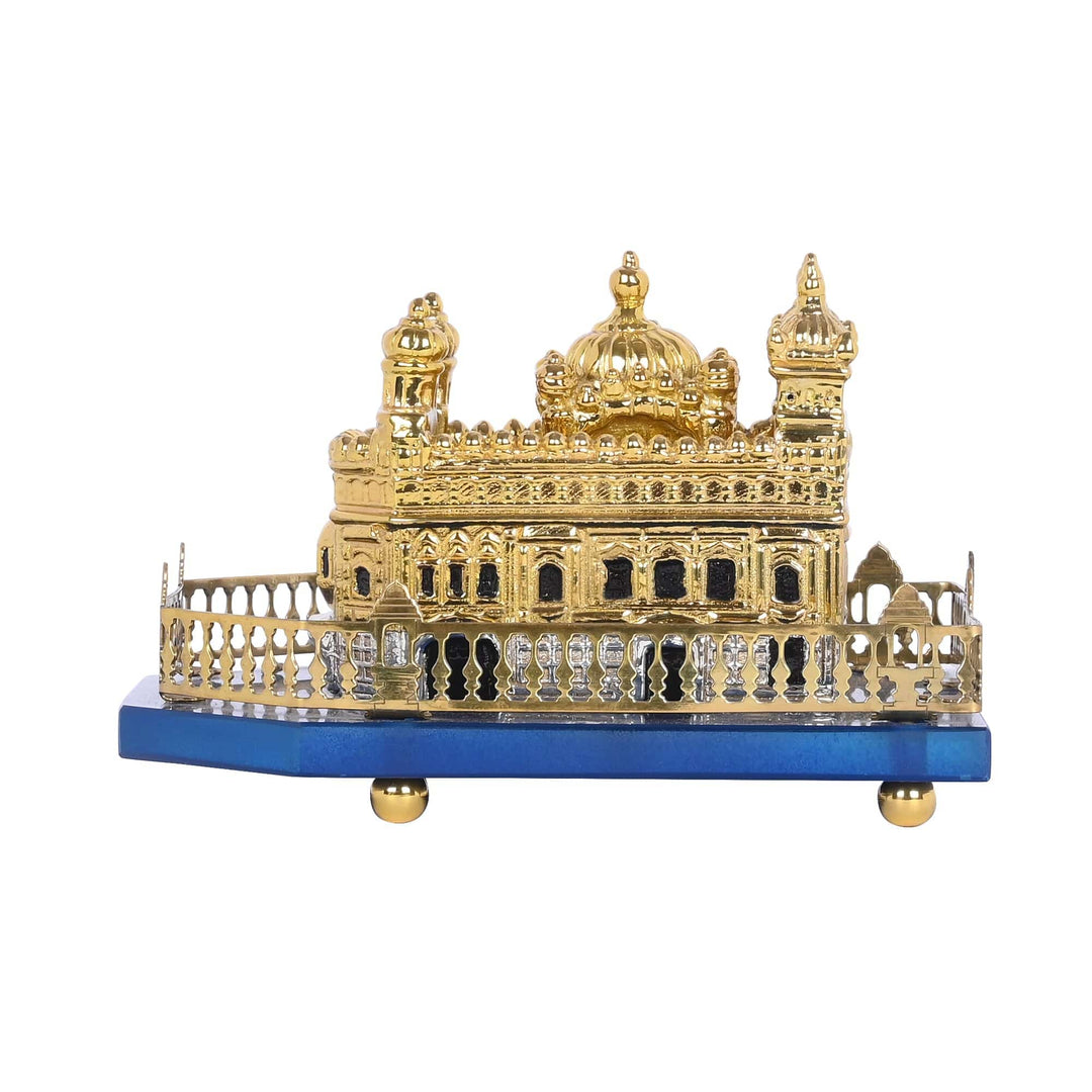 Golden Temple is a gold-finished sterling silver replica of the Golden Temple - white background