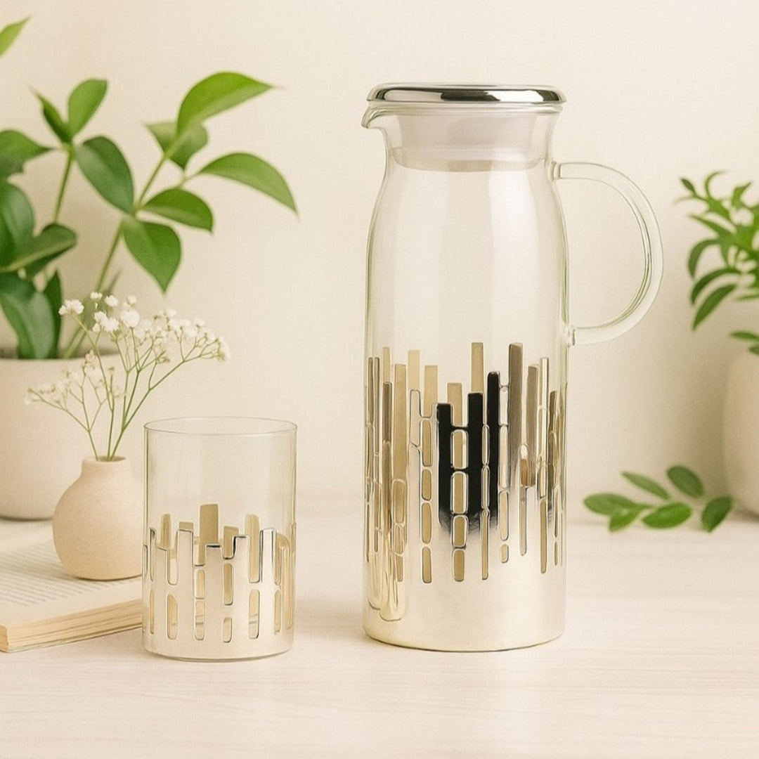 Lamella Jug and Glass Diwali Gift Set