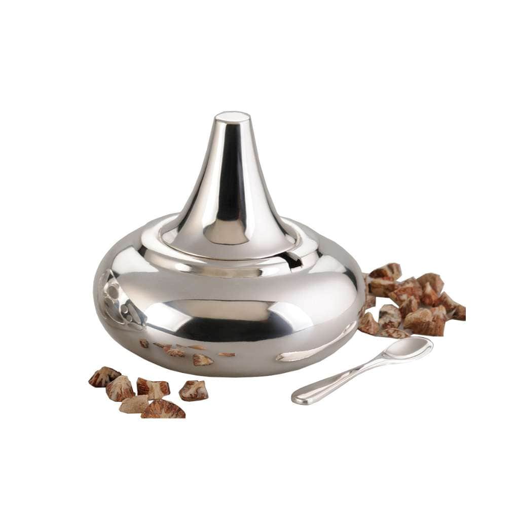 Mouth Freshner Aladdin shapes a silver box like a genie&