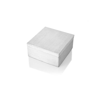 Episode Silver Plated Box Ribbed