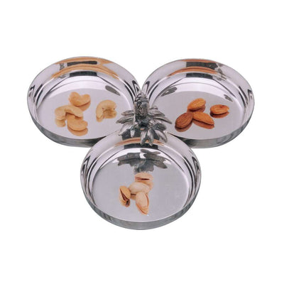 Silver Plated Grape Nut Dish