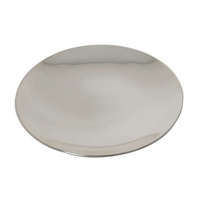 Silver Plated Tray Round Dish Plain
