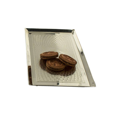 Silver Plated Tray Mirage Rectangle