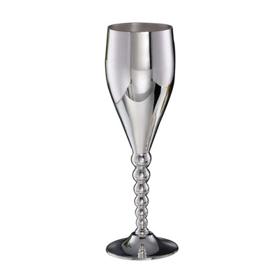 Silver Plated Glass Wine Goblet Bolts