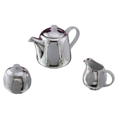 Sterling Silver Tea Set Long
