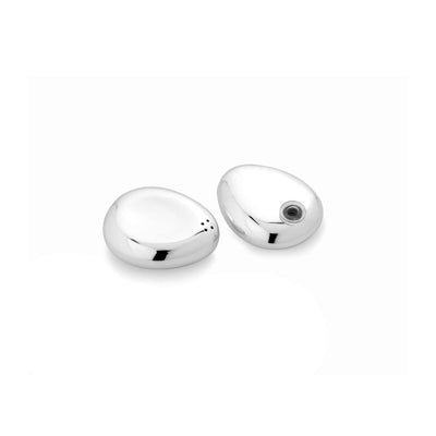 Sterling Silver Salt And Pepper Pebble