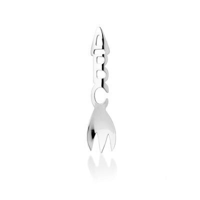Sterling Silver Baby Gift Fork Abc