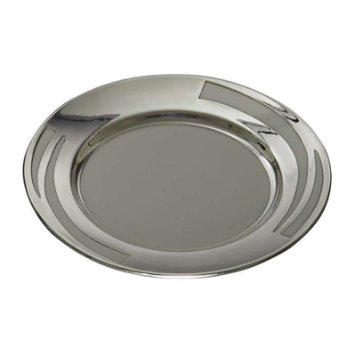 Sterling Silver Quarter Plate Porcelain