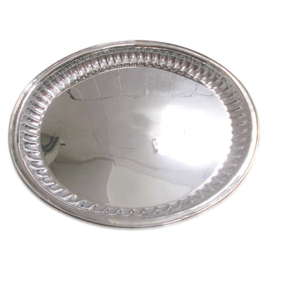 Silver Plated Fluted Platter