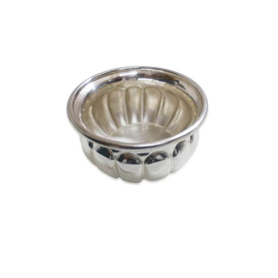 Silver Plated Fluted Katori