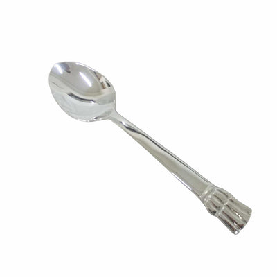 Silver Plated Fluted Dessert Spoon