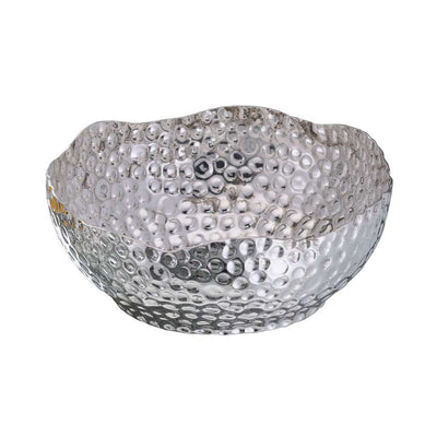 Silver Plated Bowl Bubble Round